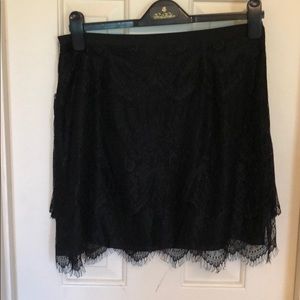 NWT MM Couture by Miss Me lace mini skirt